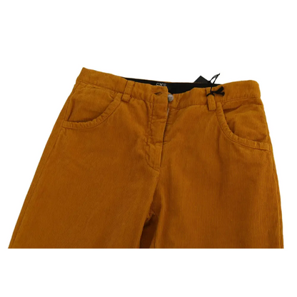Costume National Orange High Waist Straight Trouser Pants - Bukser