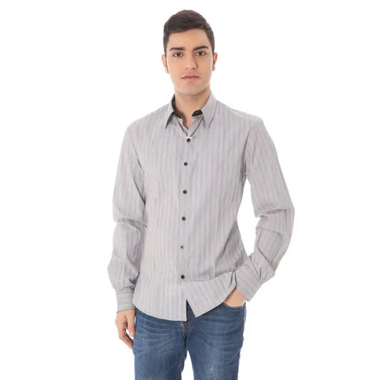 Costume National White Cotton Men Shirt - Skjorte