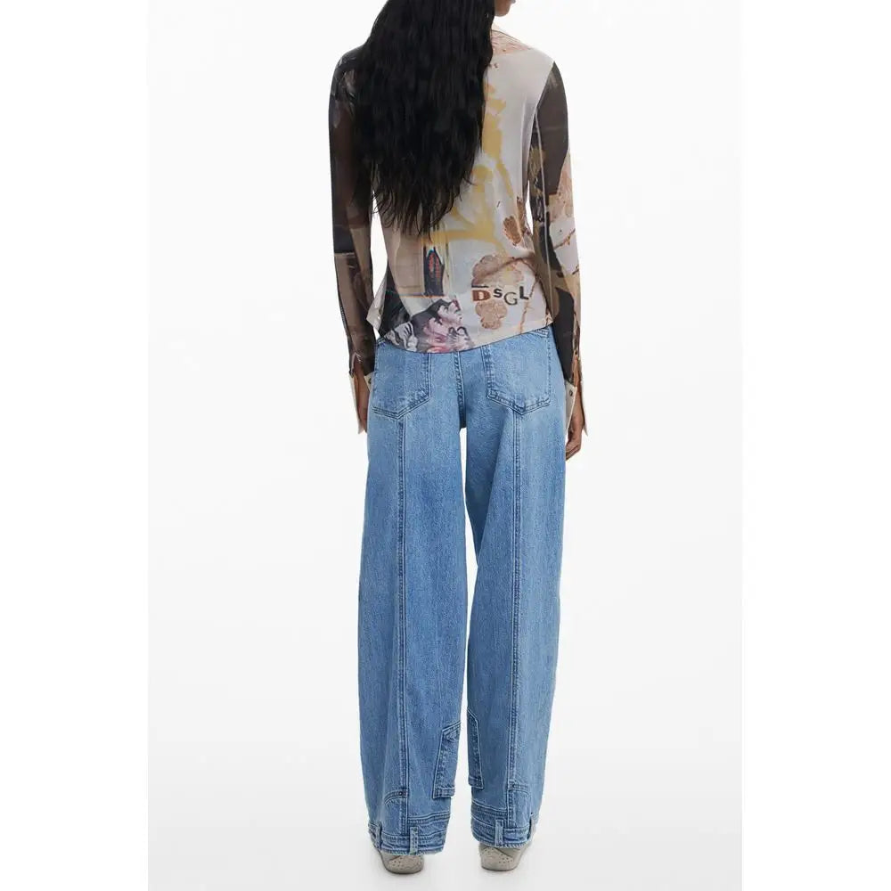 Desigual Beige Polyester Shirt - XS - Bluser