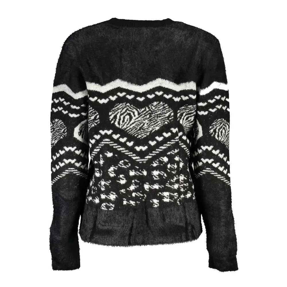 Desigual Black Polyester Sweater - Sweaters