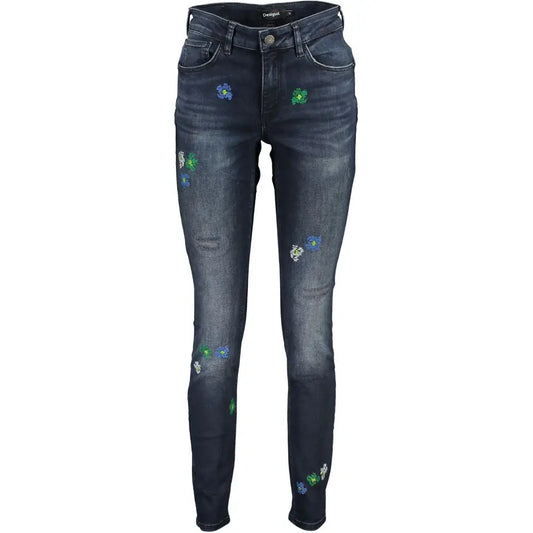 Desigual Blue Cotton Jeans & Pant - IT36/XXS - Jeans