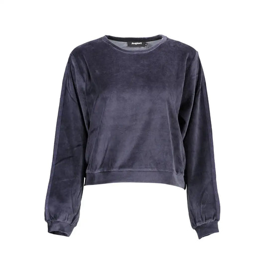 Desigual Blue Cotton Women Sweater - Sweaters