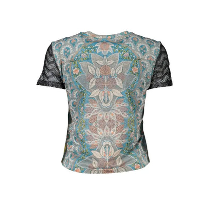 Desigual Blue Polyester Women T-Shirt - T-shirts