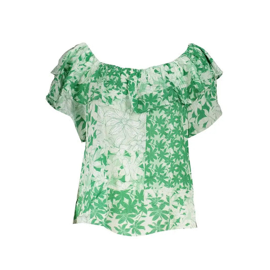 Desigual Verde Cotton Women T-Shirt - T-shirts