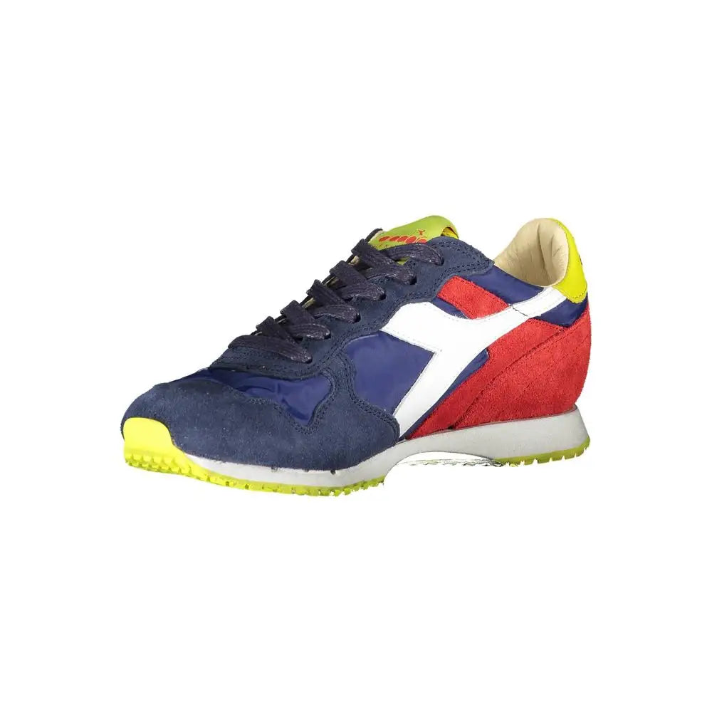 Diadora Blue Fabric Sneakers - Sneakers