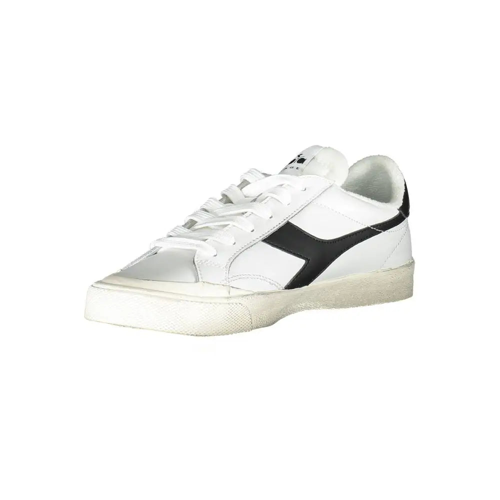 Diadora White Fabric Sneakers - Sneakers
