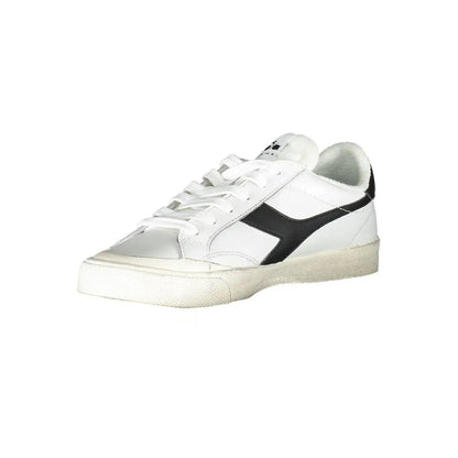 Diadora White Fabric Sneakers - Sneakers