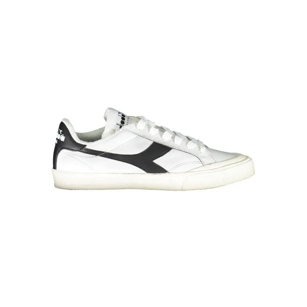 Diadora White Fabric Sneakers - Sneakers