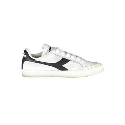 Diadora White Fabric Sneakers - Sneakers