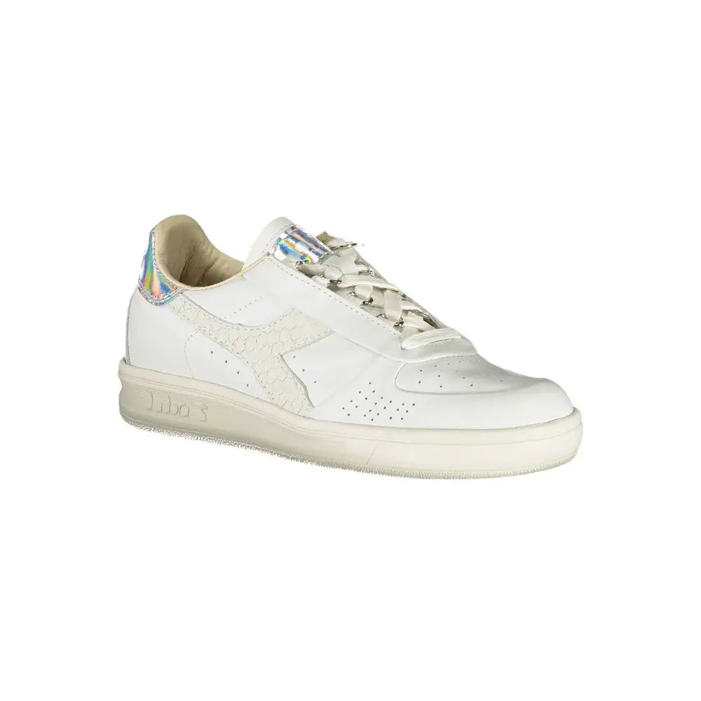 Diadora White Fabric Sneakers - Sneakers