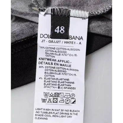 Dolce & Gabbana Black 2019 Year Of The Pig Crew Neck T-shirt - T-shirts