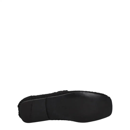 Dolce & Gabbana Black Fabric Slip-On Loafers - Loafers