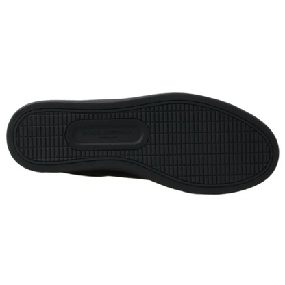 Dolce & Gabbana sneakers med sort gummisål og logo