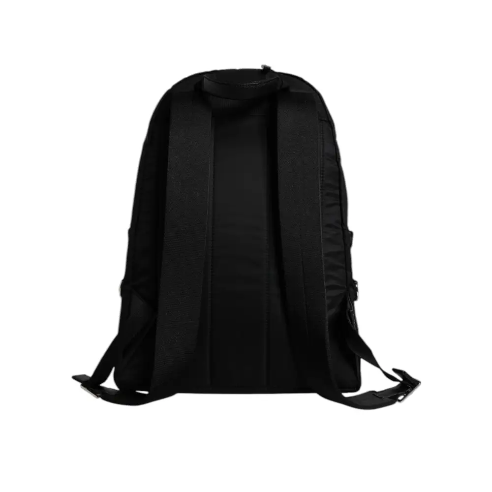 Dolce & Gabbana Black Nylon #DGFAMILY Embellished Backpack VULCANO