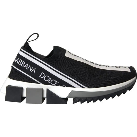 Dolce & Gabbana gabbana black white slip on Sorrento sneakers bagside