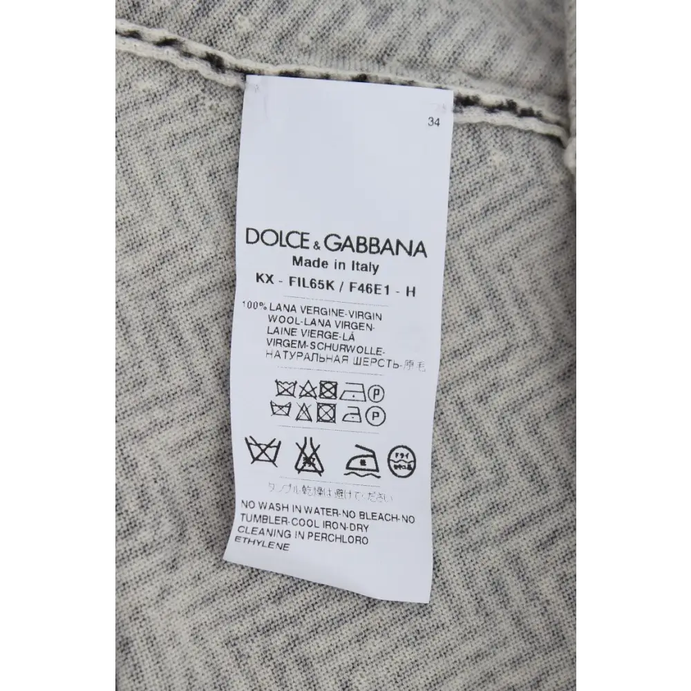 Dolce & Gabbana care label på 100% originale cardigan sweater