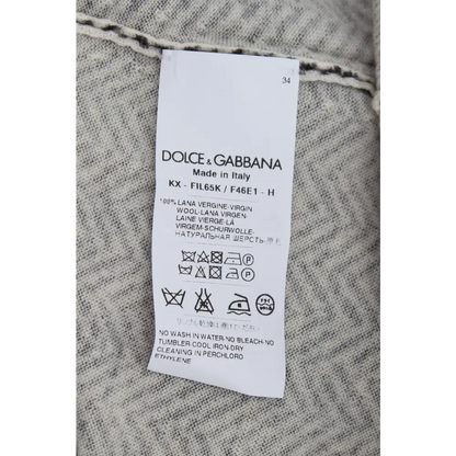 Dolce & Gabbana care label på 100% originale cardigan sweater