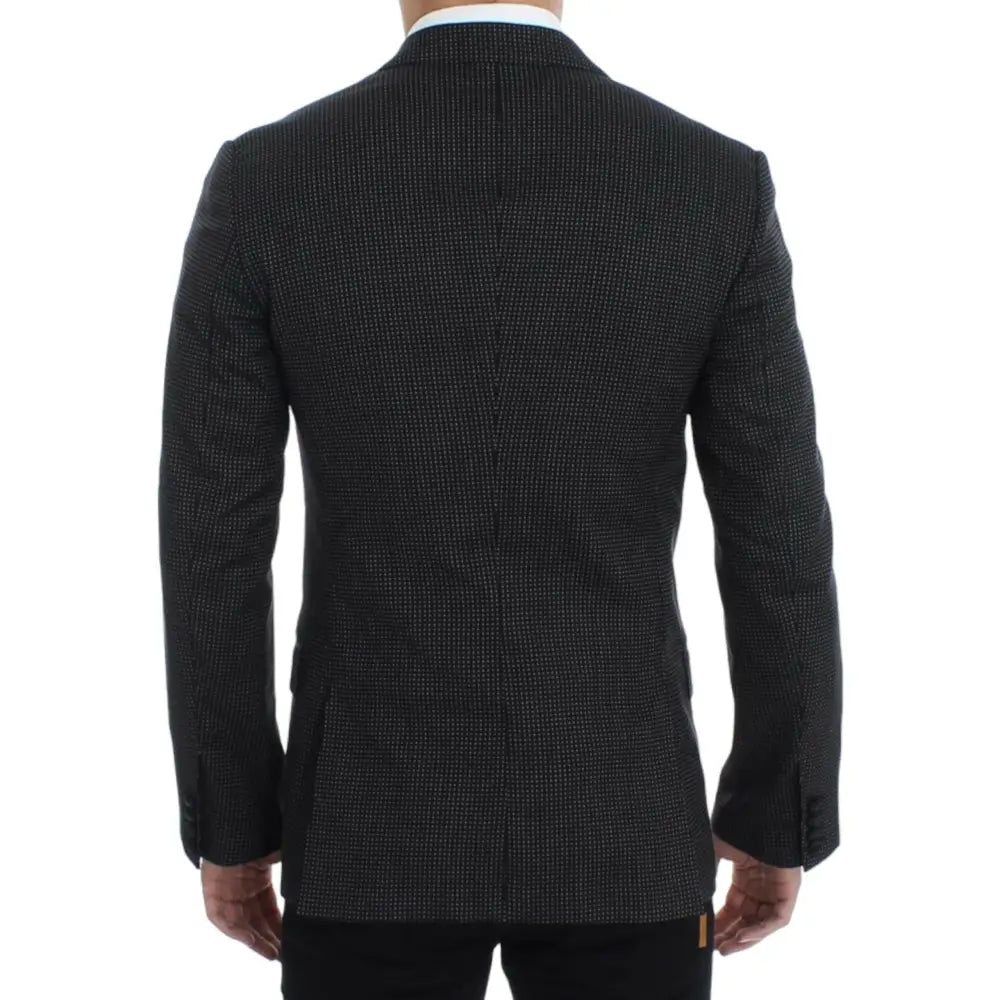 Dolce & Gabbana Black wool slim MARTINI blazer