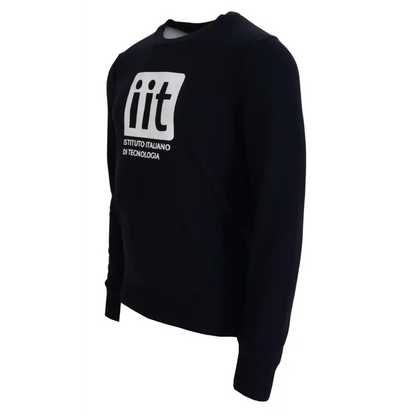 Dolce & Gabbana pullover sweater in gabbana blue cashmere with IIT logo
