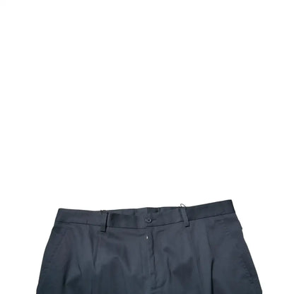 Dolce & Gabbana Dark Blue Cotton Stretch Skinny Men Dress Pants