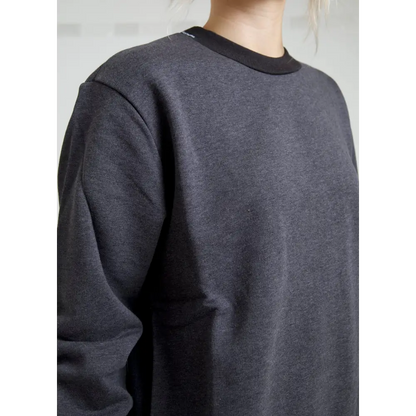 Dolce & Gabbana Dark Gray Cotton Crew Neck Pullover Sweater - Sweaters