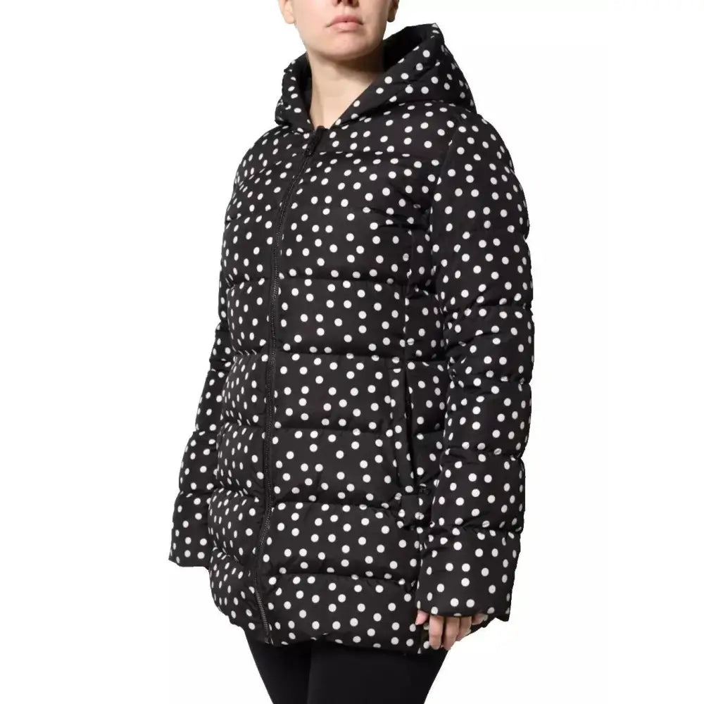 Dolce & Gabbana Elegant Full Zip Black Hooded Jacket