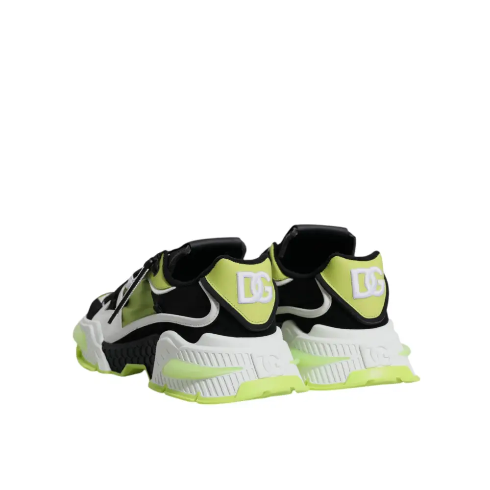 Dolce & Gabbana Multicolor Airmaster Low Top Sneakers Shoes - Sneakers