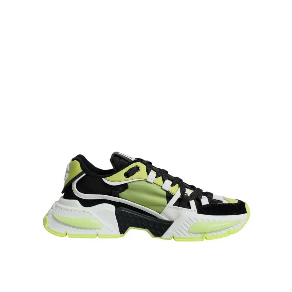 Dolce & Gabbana Multicolor Airmaster Low Top Sneakers Shoes - Sneakers