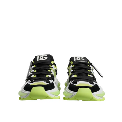 Dolce & Gabbana Multicolor Airmaster Low Top Sneakers Shoes - Sneakers