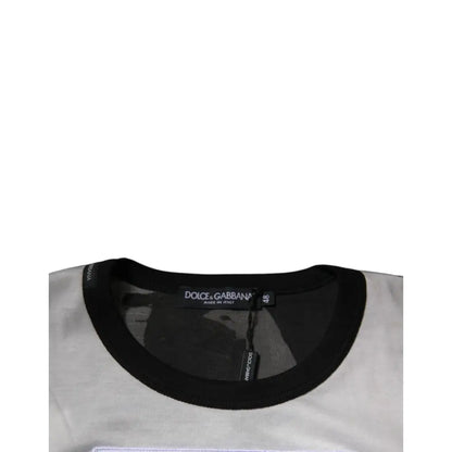 Dolce & Gabbana Multicolor Camouflage Crew Neck T-shirt