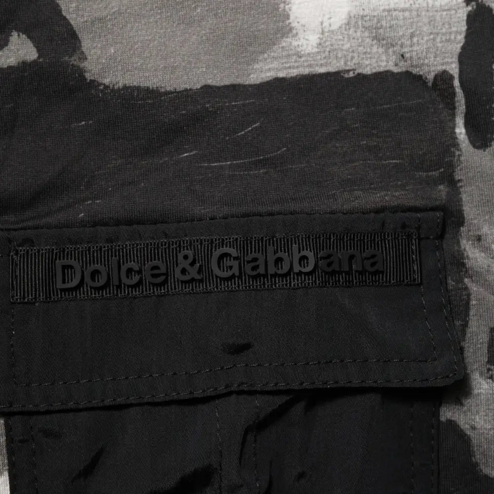 Dolce & Gabbana Multicolor Camouflage Men Short Sleeves T-shirt