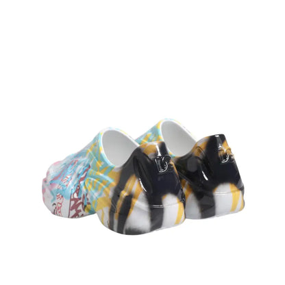 Dolce & Gabbana Multicolor Graffiti Daymaster Sneakers Shoes