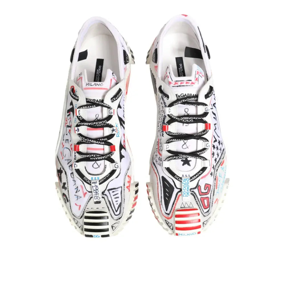 Dolce & Gabbana Multicolor Low Top NS1 Men Sneakers Shoes