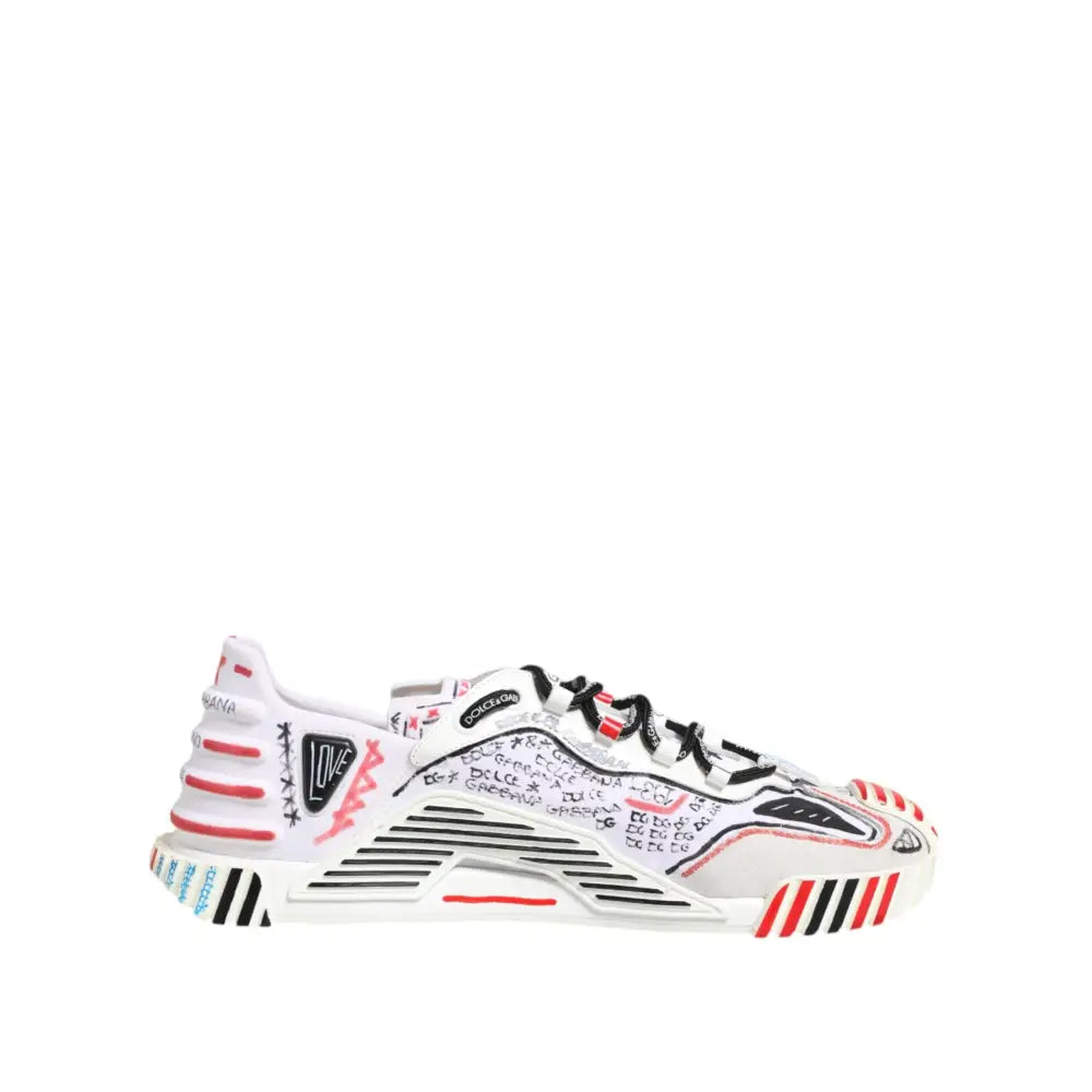 Dolce & Gabbana Multicolor Low Top NS1 Men Sneakers Shoes