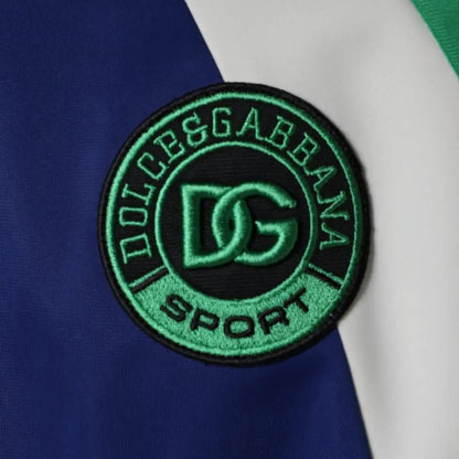 Dolce & Gabbana Multicolor Polyester Full Zip Bomber Jacket