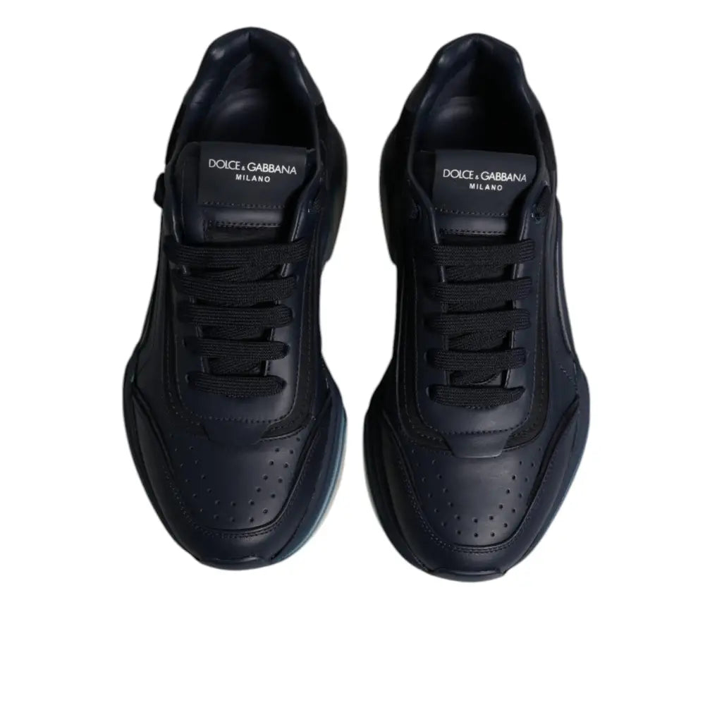 Dolce & Gabbana Navy Blue Daymaster Low Top Men Sneakers Shoes