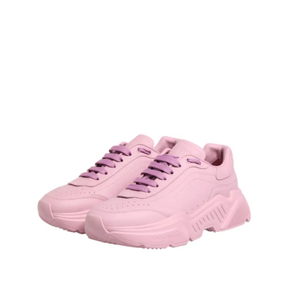 Dolce & Gabbana pink leather Daymaster low top sneakers med chunky design