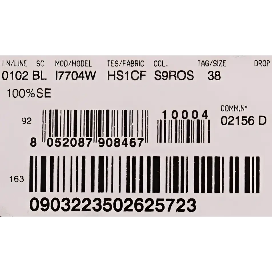 Dolce & Gabbana pink polka dotted silk blouse barcode label, spar 30-70% på mode