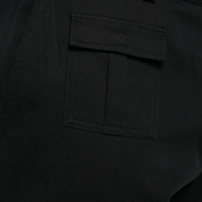 Dolce & Gabbana Sort Grå slim Bomuld Denim Jeans