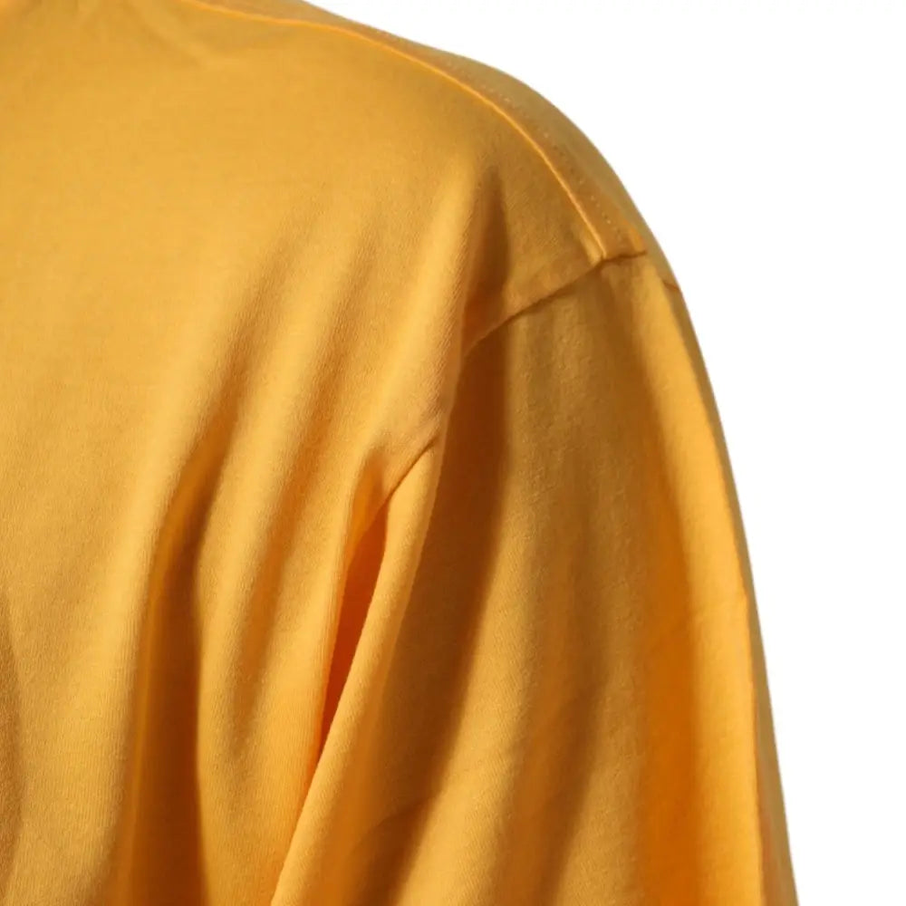 Dolce & Gabbana Yellow Secret Graden Floral Cotton CrewNeck T-shirt