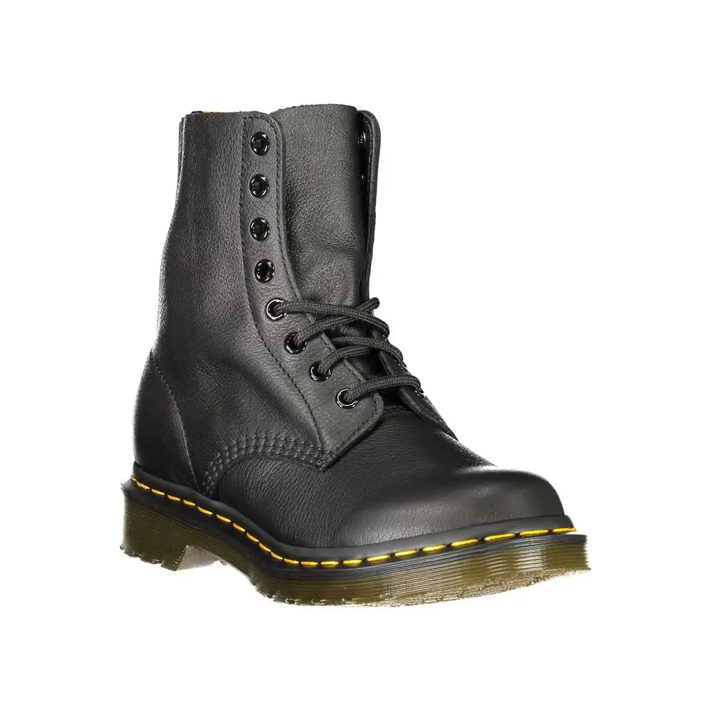 Dr. Martens sorte læder unisex støvle