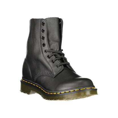 Dr. Martens sorte læder unisex støvle