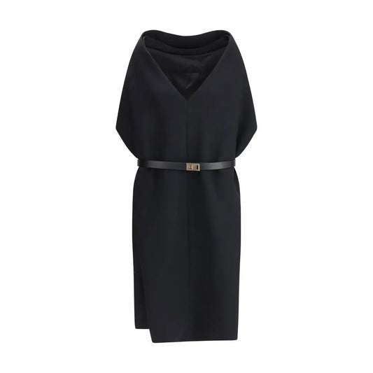 Ferragamo Black Viscose Casual Dress