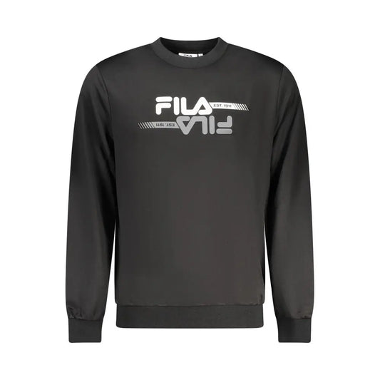 Fila Black Polyester Men Sweatshirt - Sweatshirts
