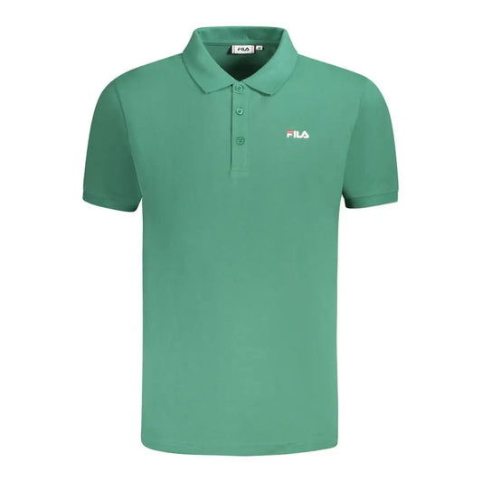 Fila Green Cotton Men Polo Shirt - S - Polo Shirts