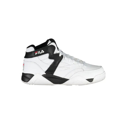 Fila High-Top Athletic Lace-Up Sneakers with Contrast Details - Sneakers