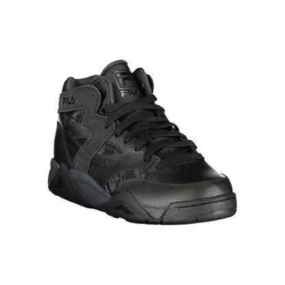 Fila High-Top Sports Sneakers with Contrast Details - Sneakers