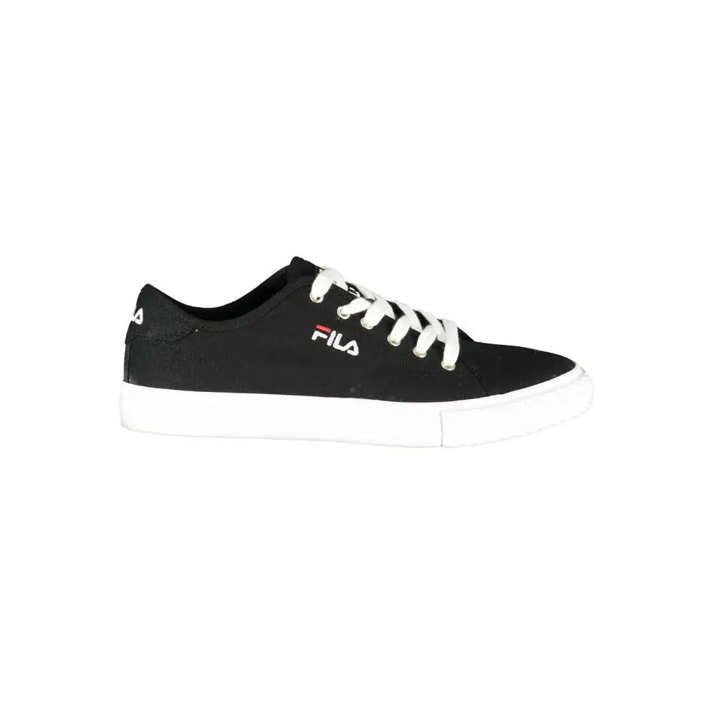 Fila Sleek Black Laced Sports Sneakers - Sneakers