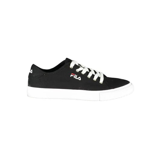 Fila Sleek Black Laced Sports Sneakers - Sneakers