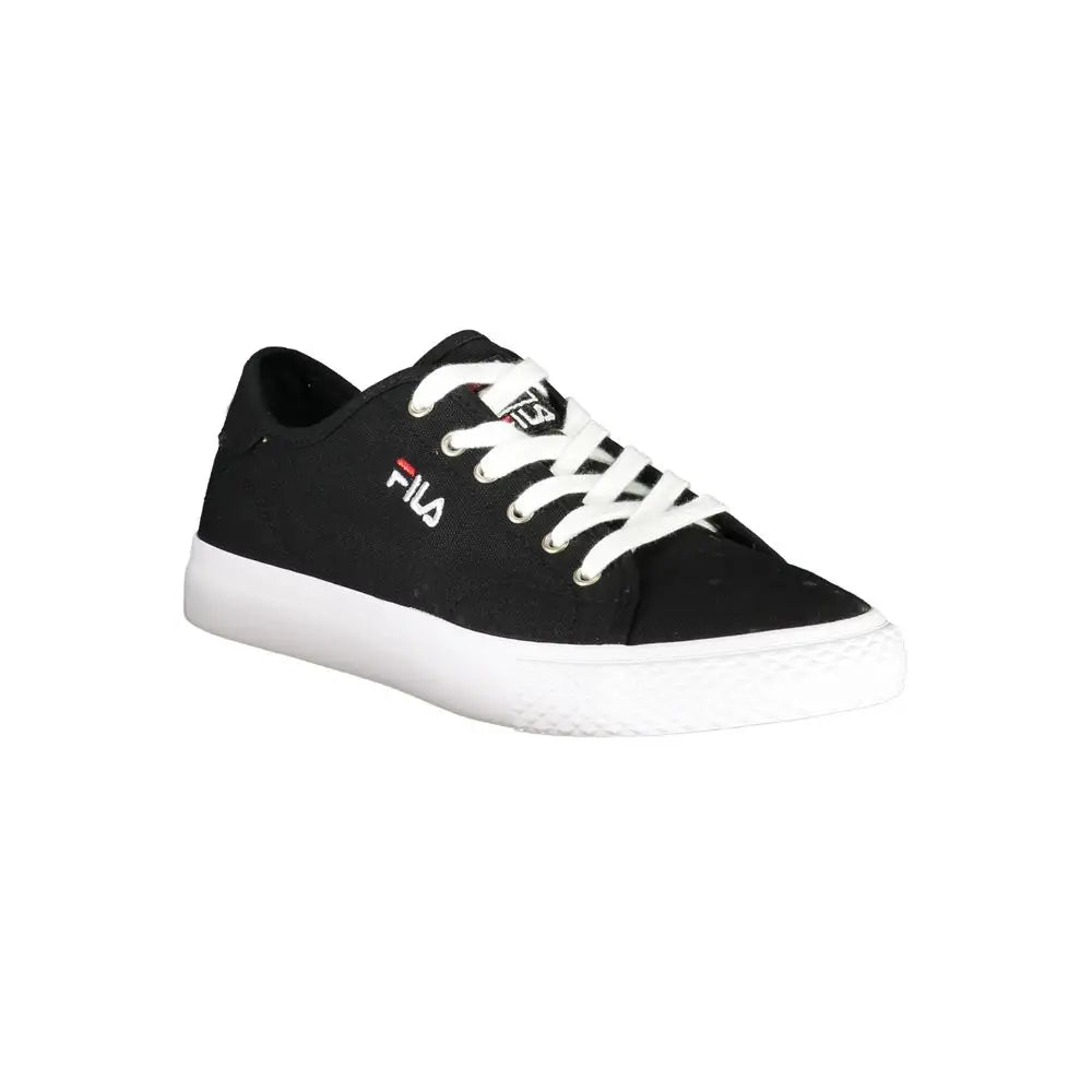 Fila Sleek Black Laced Sports Sneakers - Sneakers